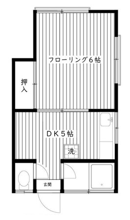 サンハイム桜の物件間取画像